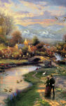 乡村油画