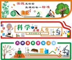 学校文化墙海报