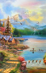 油画风景