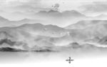 意境水墨山水画