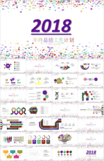 糖果2018商务总结PPT