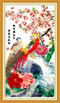 花开富贵喜鹊图