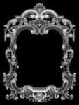 欧式洋花镜框浮雕精雕