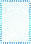 蓝白 经营证书纹