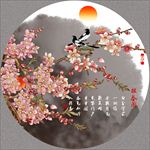 水墨花鸟画