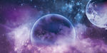 星球婚礼背景大图