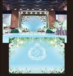 蓝色 婚礼