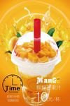 清新大芒果食欲果汁鲜榨海报