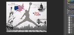 美国篮球灌篮高手NBA白色砖