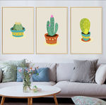 北欧小清新水彩植物装饰画