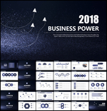 2018商务通用总结PPT模板
