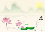 荷花素材