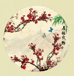 国画梅花