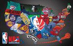 美国NBA篮球美国球队队标背景