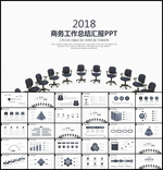 2018商务工作总结汇报PPT