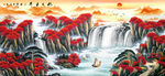 一帆风顺风水画