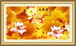 国画荷花