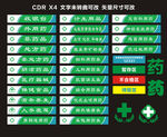 药店分类导视标识牌