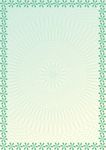 夏日金绿 防伪证书纹