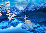 中国风梦幻唯美玄关