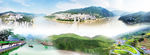 湖北旅游风景背景图