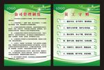 制度牌 公司管理制度 员工守则