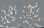 梅花背景墙