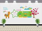 幼儿园文化墙展板