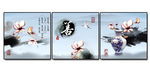 中国风三联画