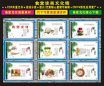 食堂挂画创意设计