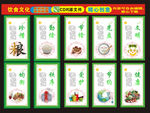 食堂饮食文化墙设计