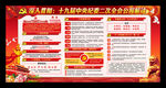 图解十九届中央纪委二次全会展板