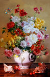 花卉油画