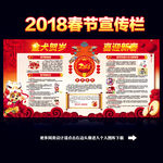 2018春节宣传栏