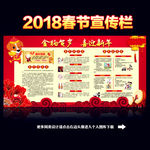 2018春节宣传栏