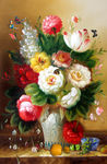 花卉油画