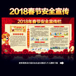 2018年春节安全宣传栏