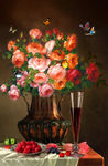 花卉油画
