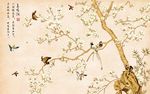 百鸟图 手绘花鸟 花开富贵