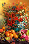 花卉油画