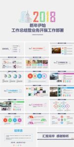 2018工作总结业务开展PPT