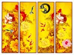 中国画牡丹