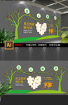 创意照片树员工文化照片树文化墙