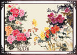 国画牡丹