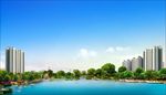 地产 湖景 园林 主画面 主图