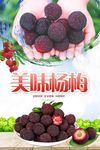 清新杨梅海报设计