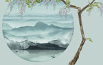 中式山水画