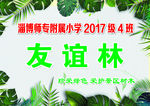 友谊林标牌