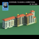 花园洋园 欧式洋房 多层建筑