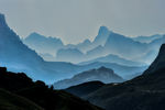 山脉风景画